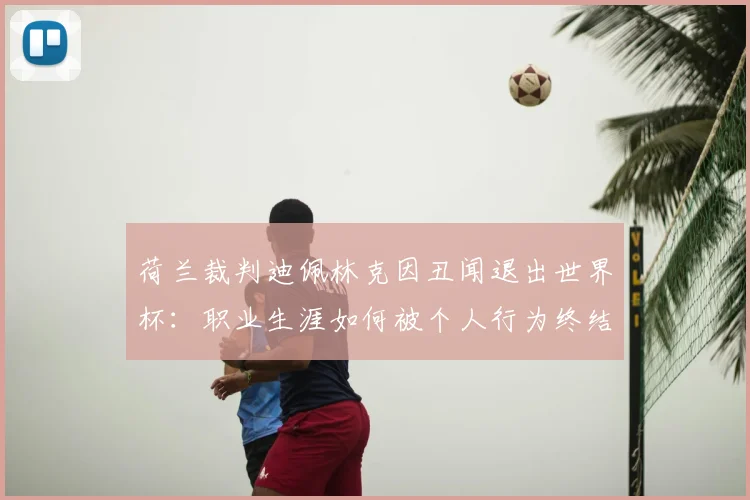 荷兰裁判迪佩林克因丑闻退出世界杯：职业生涯如何被个人行为终结